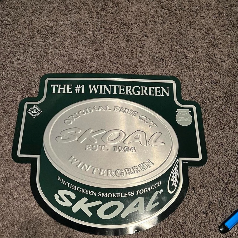 Skoal Tobacco Sign